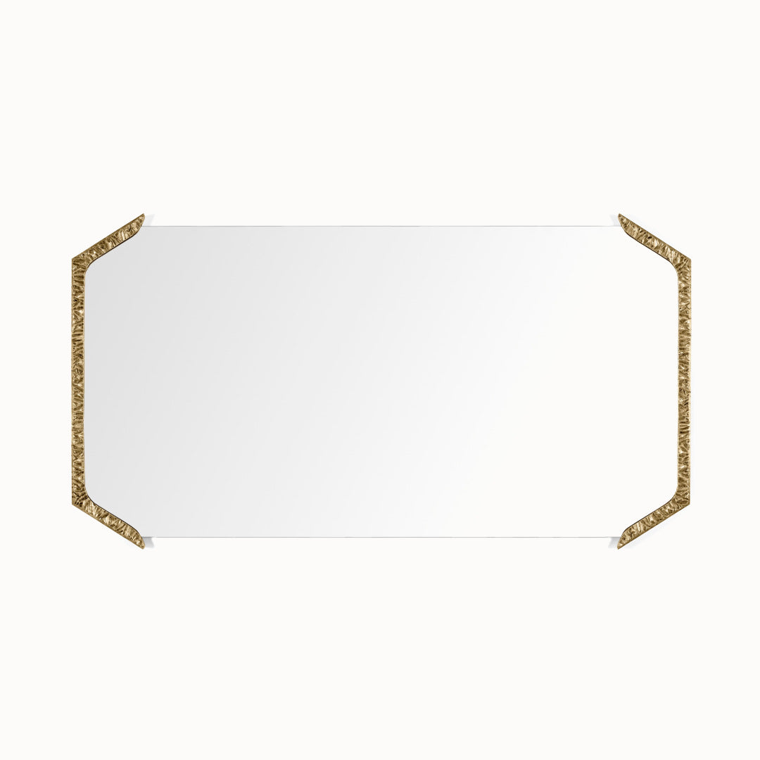 Decorative Wall Mirror with Filigree Metal Frame | High & Bury