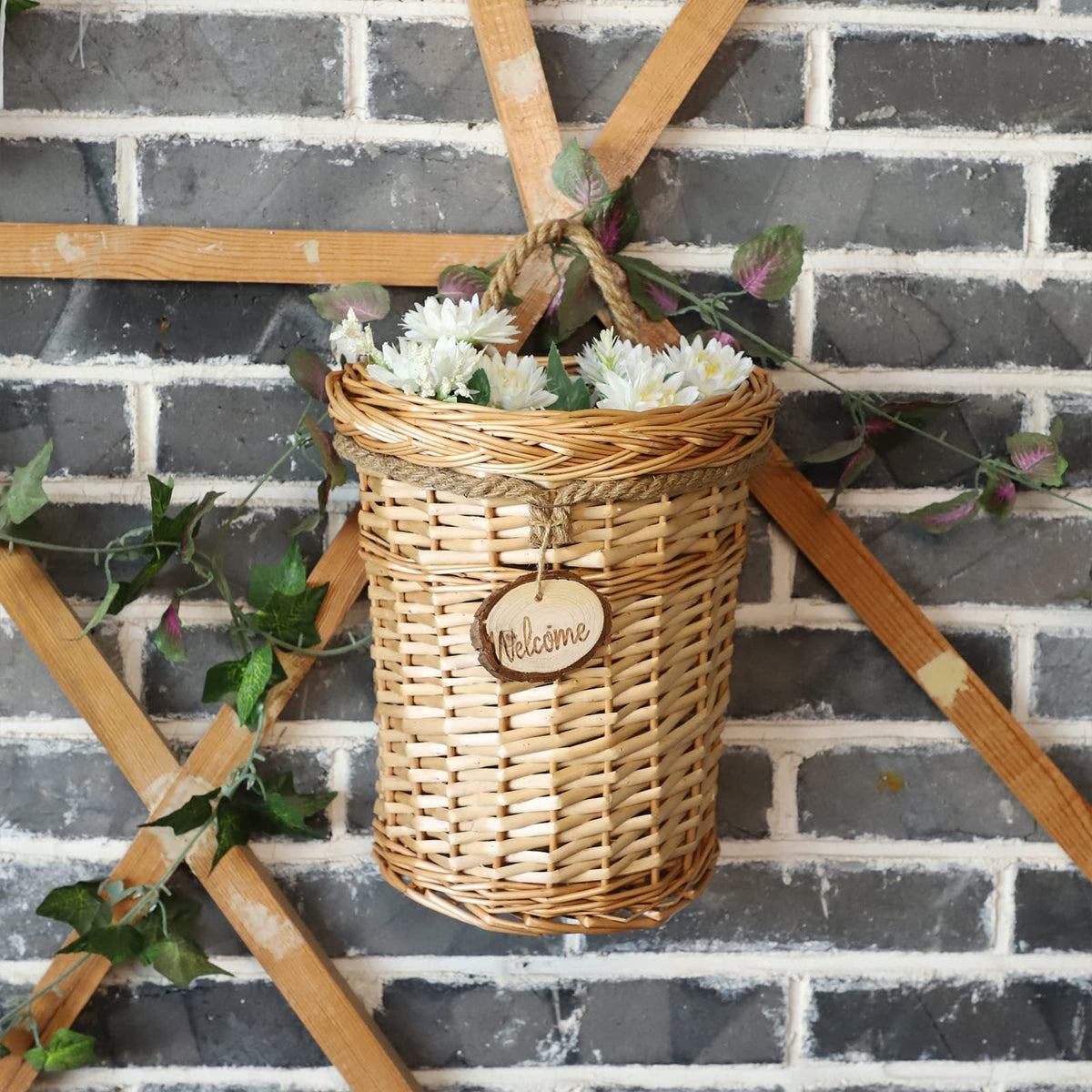 Decorative Wall Ornament Basket | High & Bury