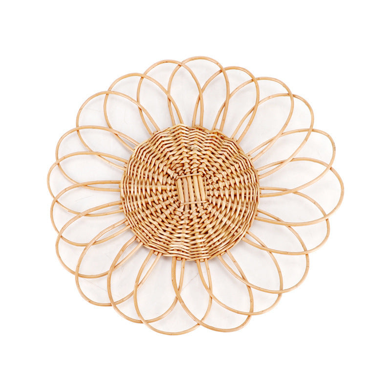 Decorative Wall Plate made of Woven Rattan | High & Bury