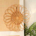 Decorative Wall Plate made of Woven Rattan | High & Bury