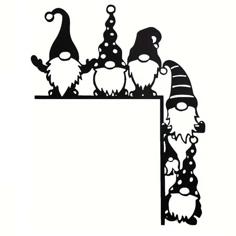 Decorative Wall Shelf with Christmas Gnomes | High & Bury