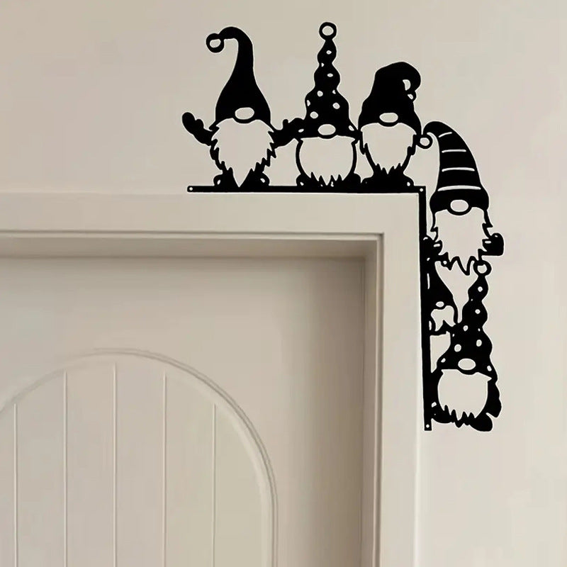 Decorative Wall Shelf with Christmas Gnomes | High & Bury