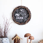 Decorative Wall Table with Rustic Frame | High & Bury