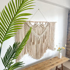 Decorative Wall Tapestry Cotton Macrame Hanging | High & Bury