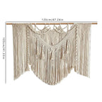 Decorative Wall Tapestry Cotton Macrame Hanging | High & Bury