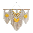 Decorative Wall Tapestry Ivory Beige | High & Bury