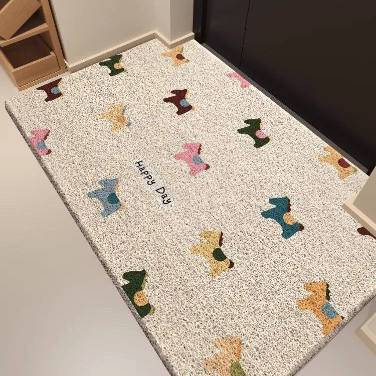 Decorative Welcome Mat Non Slip | High & Bury