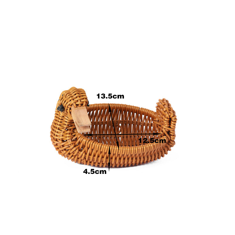 Decorative Wicker Duck | High & Bury