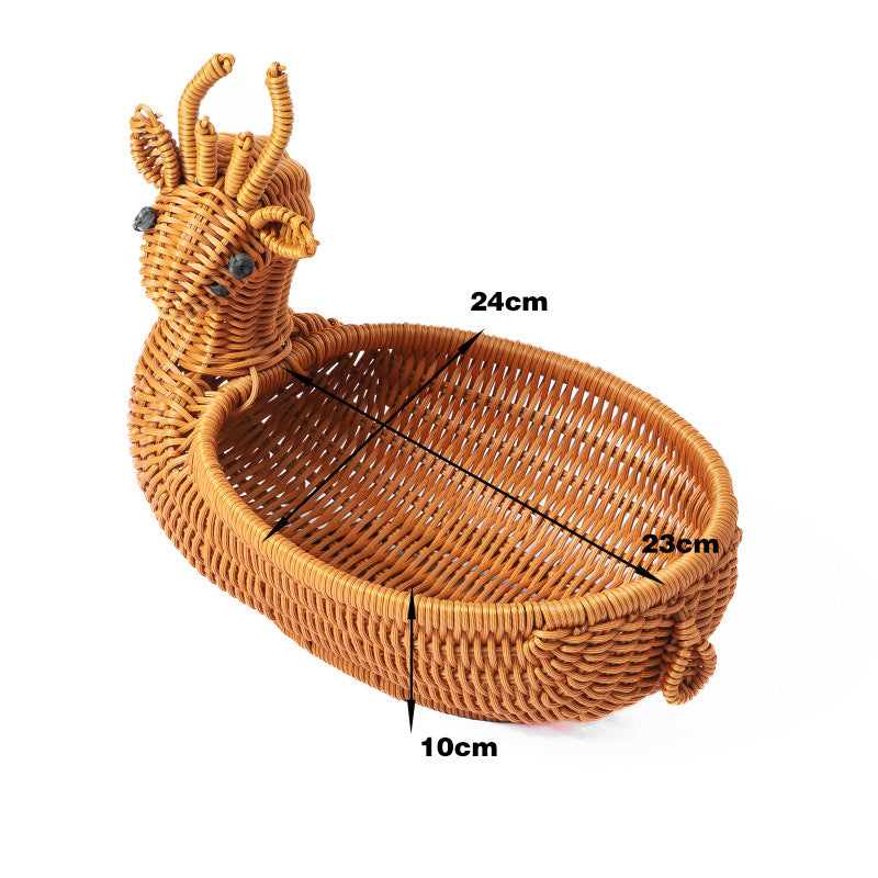 Decorative Wicker Duck | High & Bury