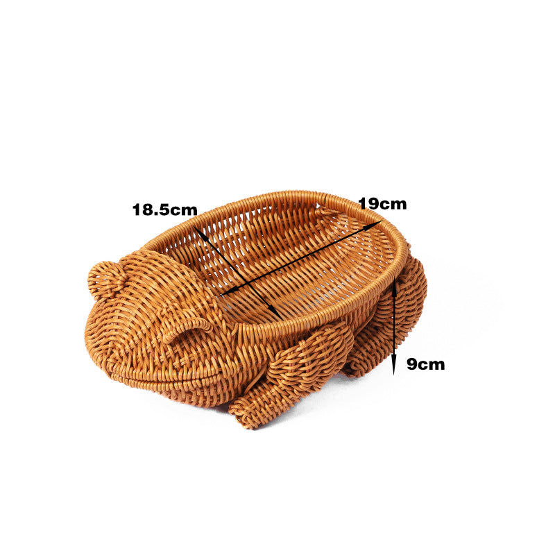 Decorative Wicker Duck | High & Bury