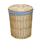 Decorative Wicker Laundry Basket | High & Bury