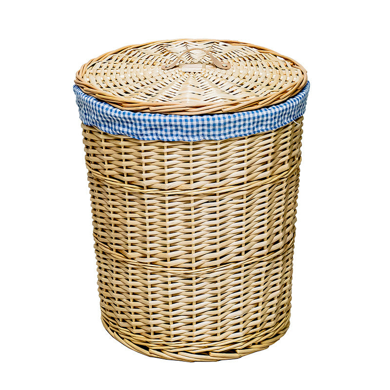 Decorative Wicker Laundry Basket | High & Bury