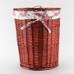 Decorative Wicker Laundry Basket | High & Bury