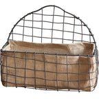 Decorative Wire Basket with Jute Bag | High & Bury
