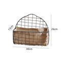 Decorative Wire Basket with Jute Bag | High & Bury