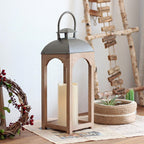 Decorative Wooden Lantern Small | High & Bury
