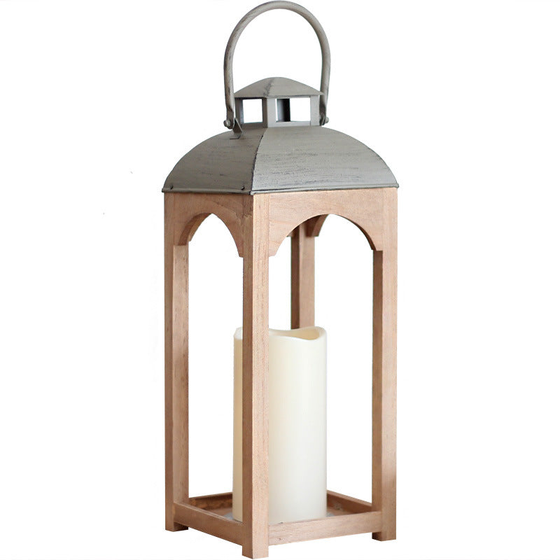 Decorative Wooden Lantern Small | High & Bury