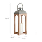 Decorative Wooden Lantern Small | High & Bury