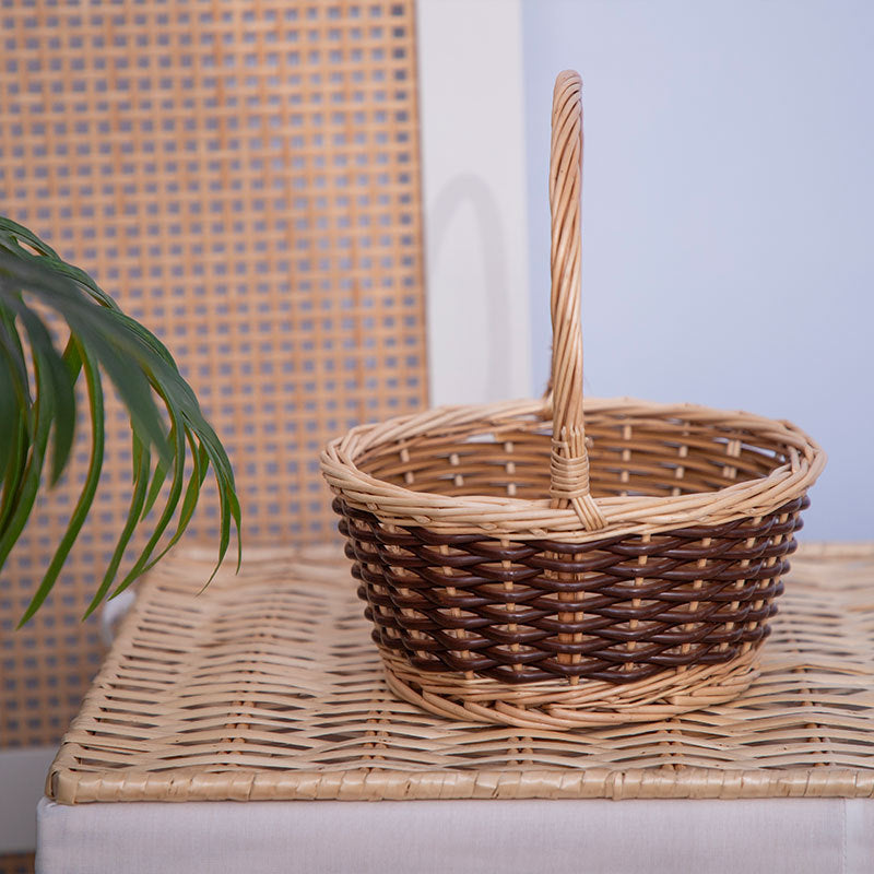 Decorative Woven Basket Model N5Wr | High & Bury