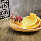 Decorative Woven Dog-Shaped Storage Basket | High & Bury