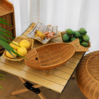 Decorative Woven Fish-Shaped Basket | High & Bury