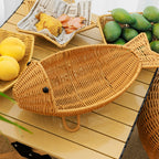 Decorative Woven Fish-Shaped Basket | High & Bury