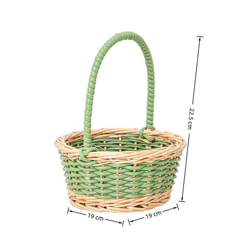Decorative Woven Flower Basket | High & Bury