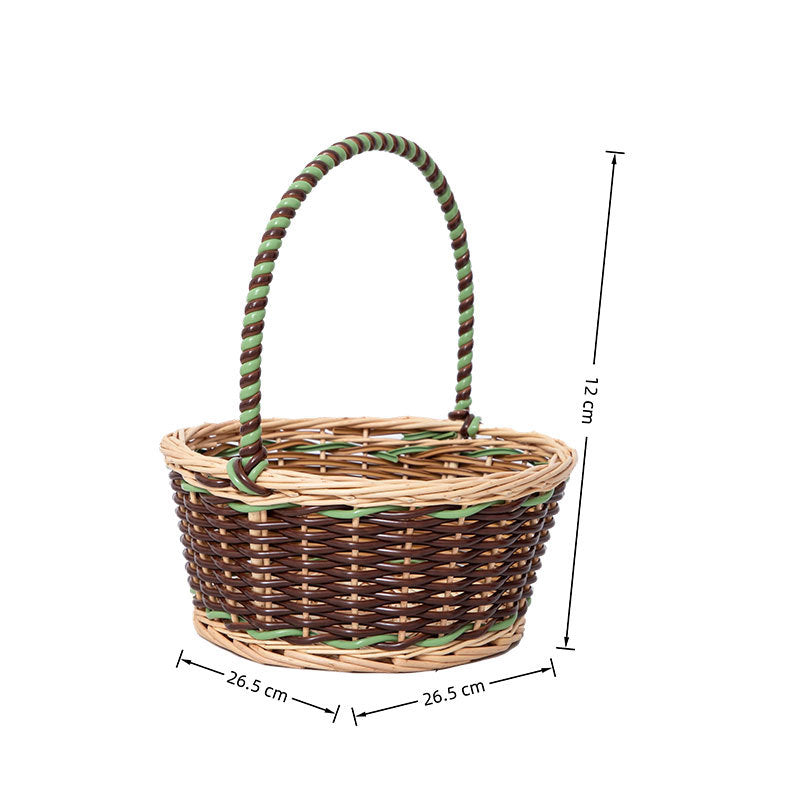 Decorative Woven Flower Basket | High & Bury