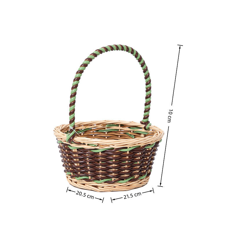 Decorative Woven Flower Basket No Match | High & Bury