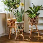 Decorative Woven Flower Planters | High & Bury