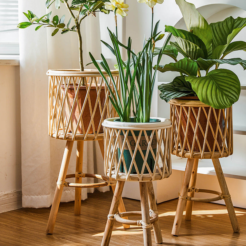 Decorative Woven Flower Planters | High & Bury