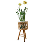 Decorative Woven Flower Planters | High & Bury