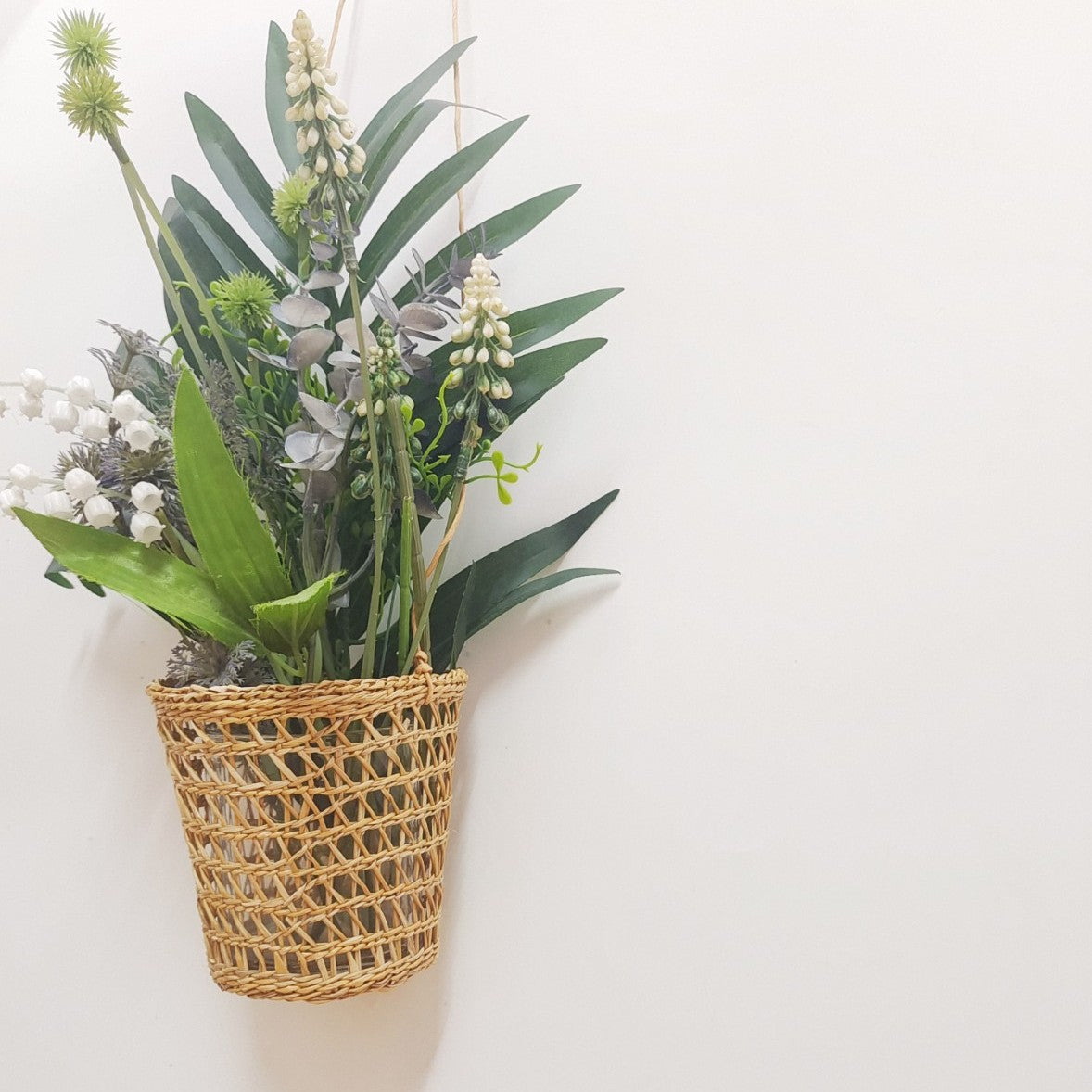 Decorative Woven Hanging Planter | High & Bury