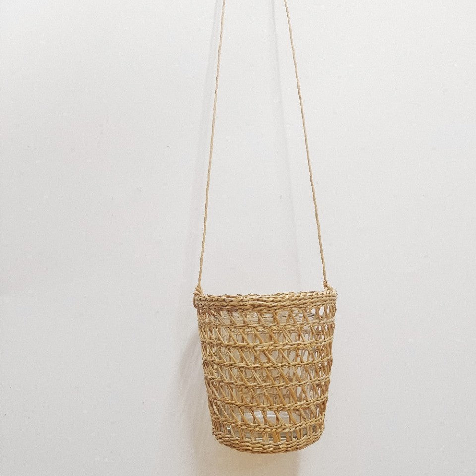 Decorative Woven Hanging Planter | High & Bury