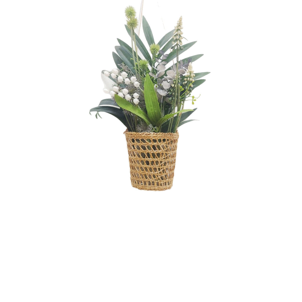 Decorative Woven Hanging Planter | High & Bury