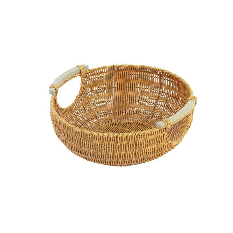 Decorative Woven Living Room Basket | High & Bury