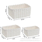 Decorative Woven Organizer Basket | High & Bury