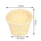 Decorative Woven Round Basket | High & Bury