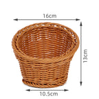 Decorative Woven Round Basket | High & Bury
