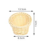 Decorative Woven Round Basket | High & Bury