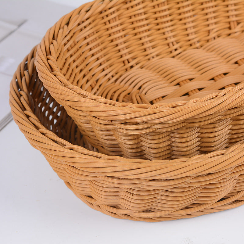 Decorative Woven Serving Basket | High & Bury
