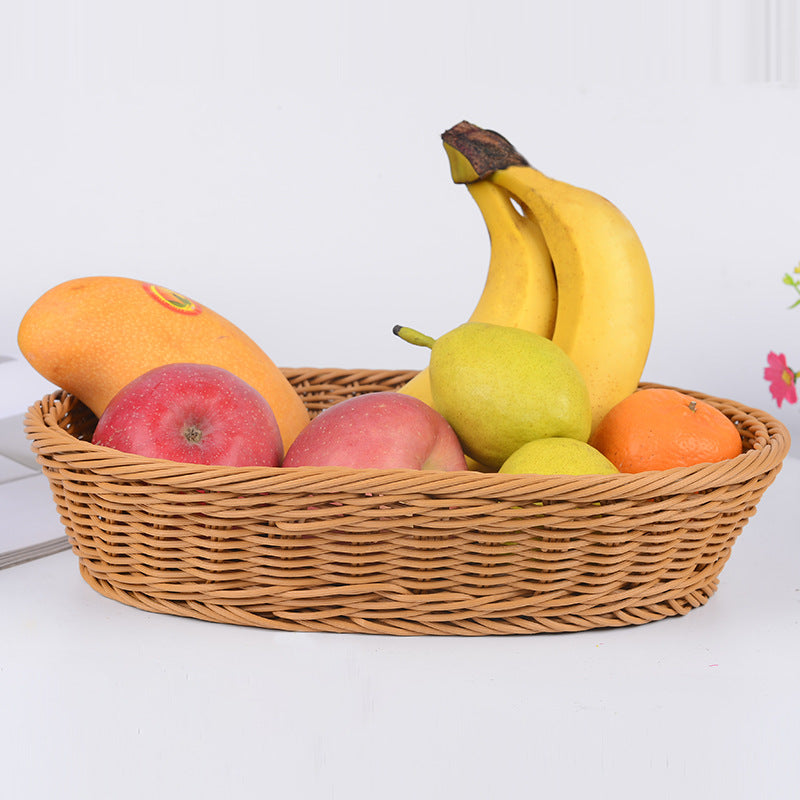 Decorative Woven Serving Basket | High & Bury