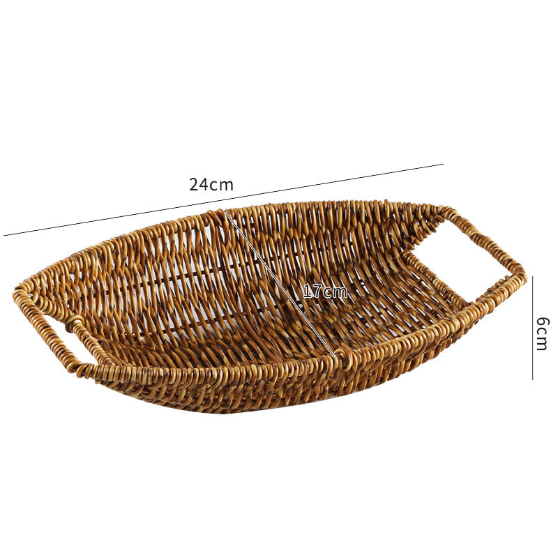 Decorative Woven Serving Bowl | High & Bury