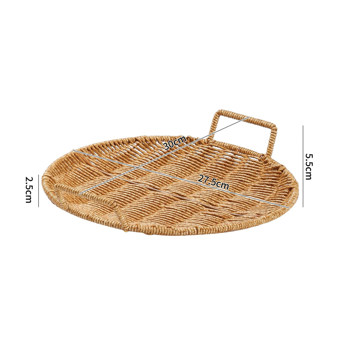 Decorative Woven Serving Bowl | High & Bury