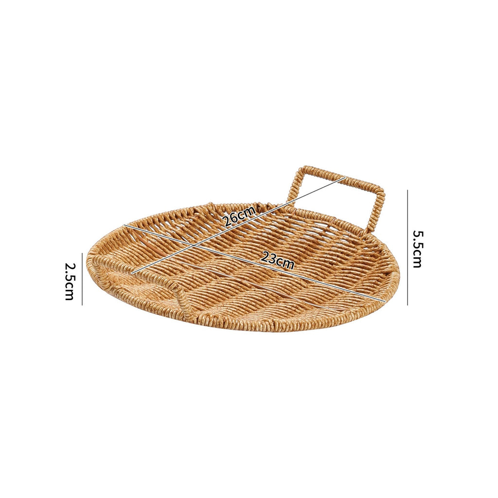 Decorative Woven Serving Bowl | High & Bury