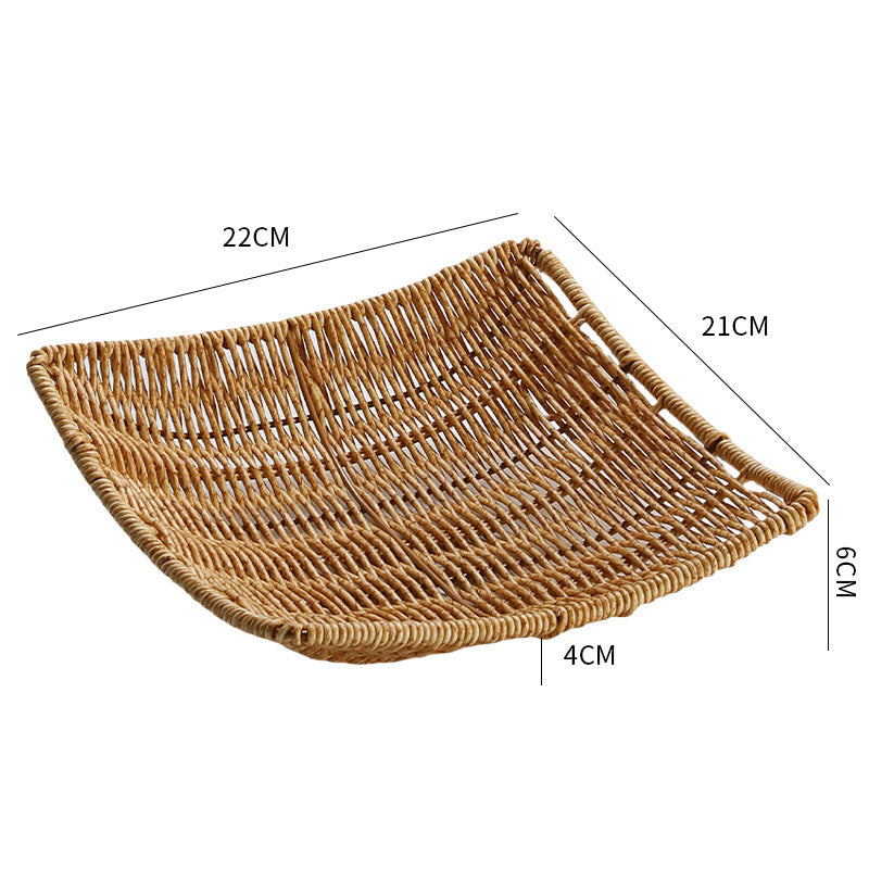 Decorative Woven Serving Bowl | High & Bury