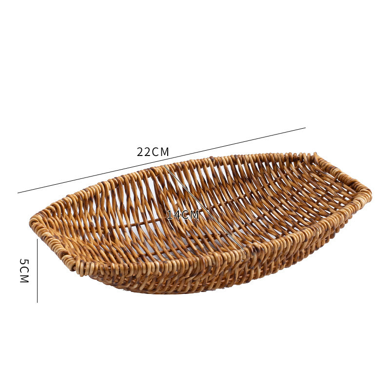 Decorative Woven Serving Bowl | High & Bury