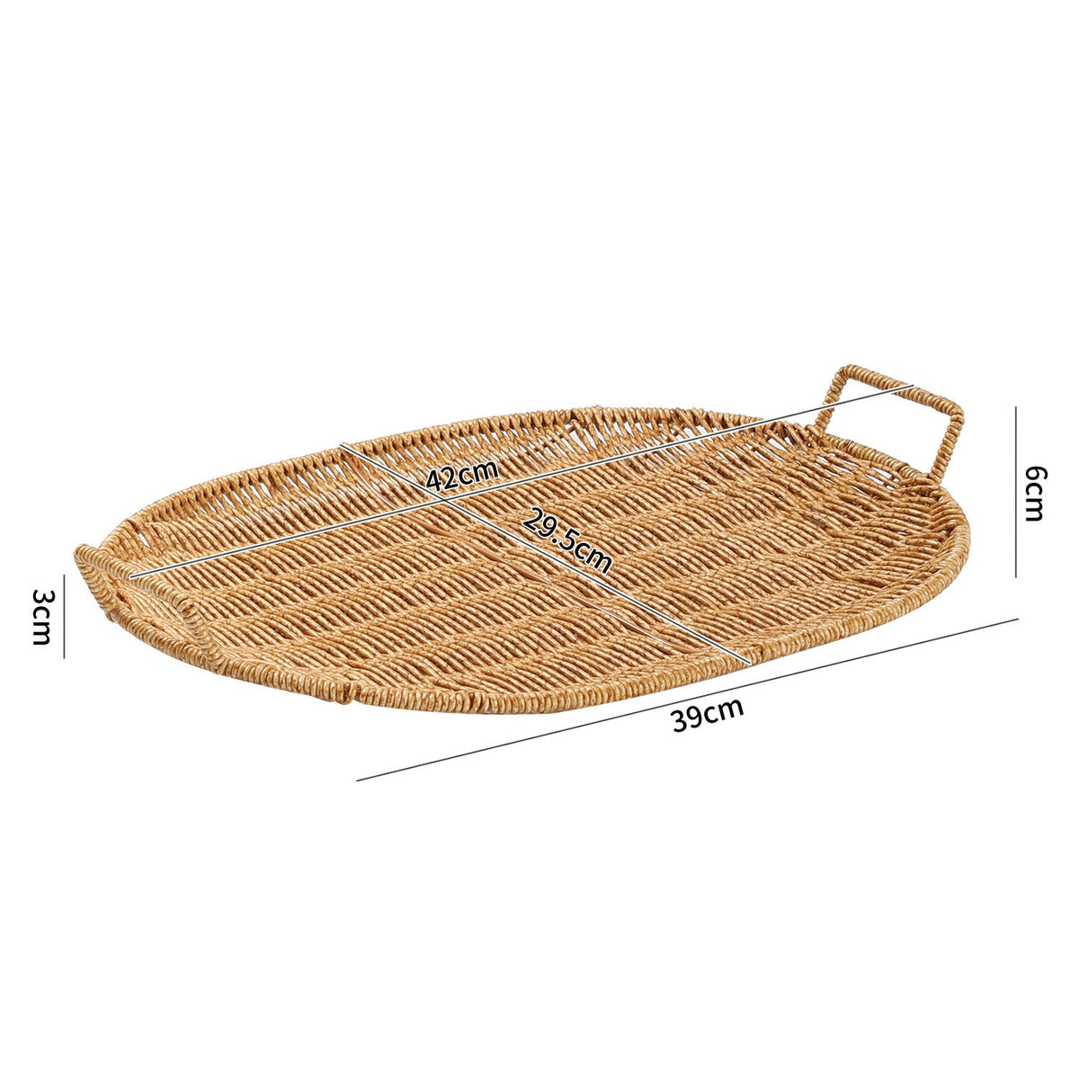 Decorative Woven Serving Bowl | High & Bury