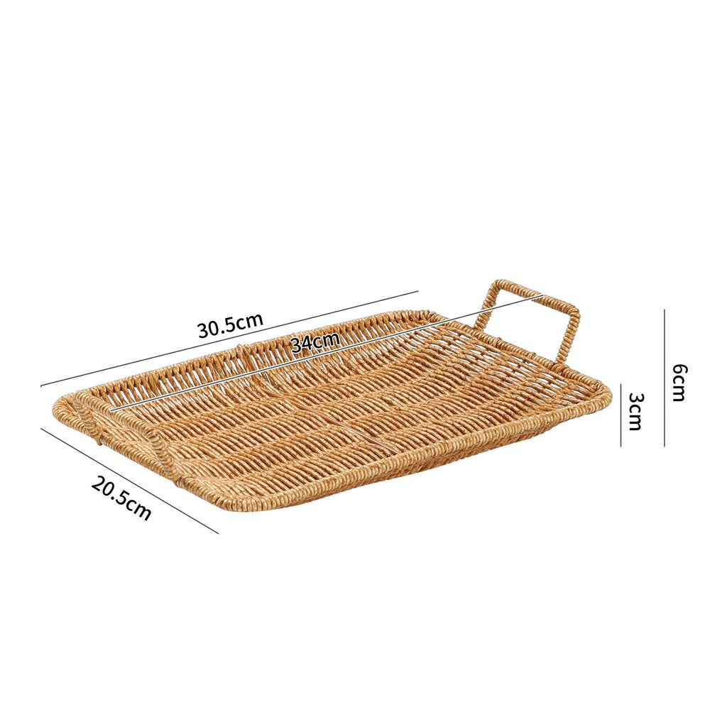 Decorative Woven Serving Bowl | High & Bury
