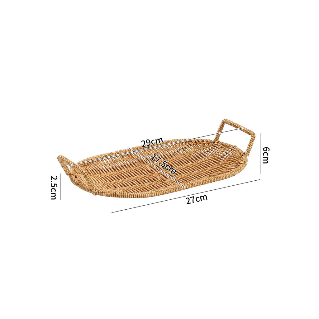 Decorative Woven Serving Bowl | High & Bury